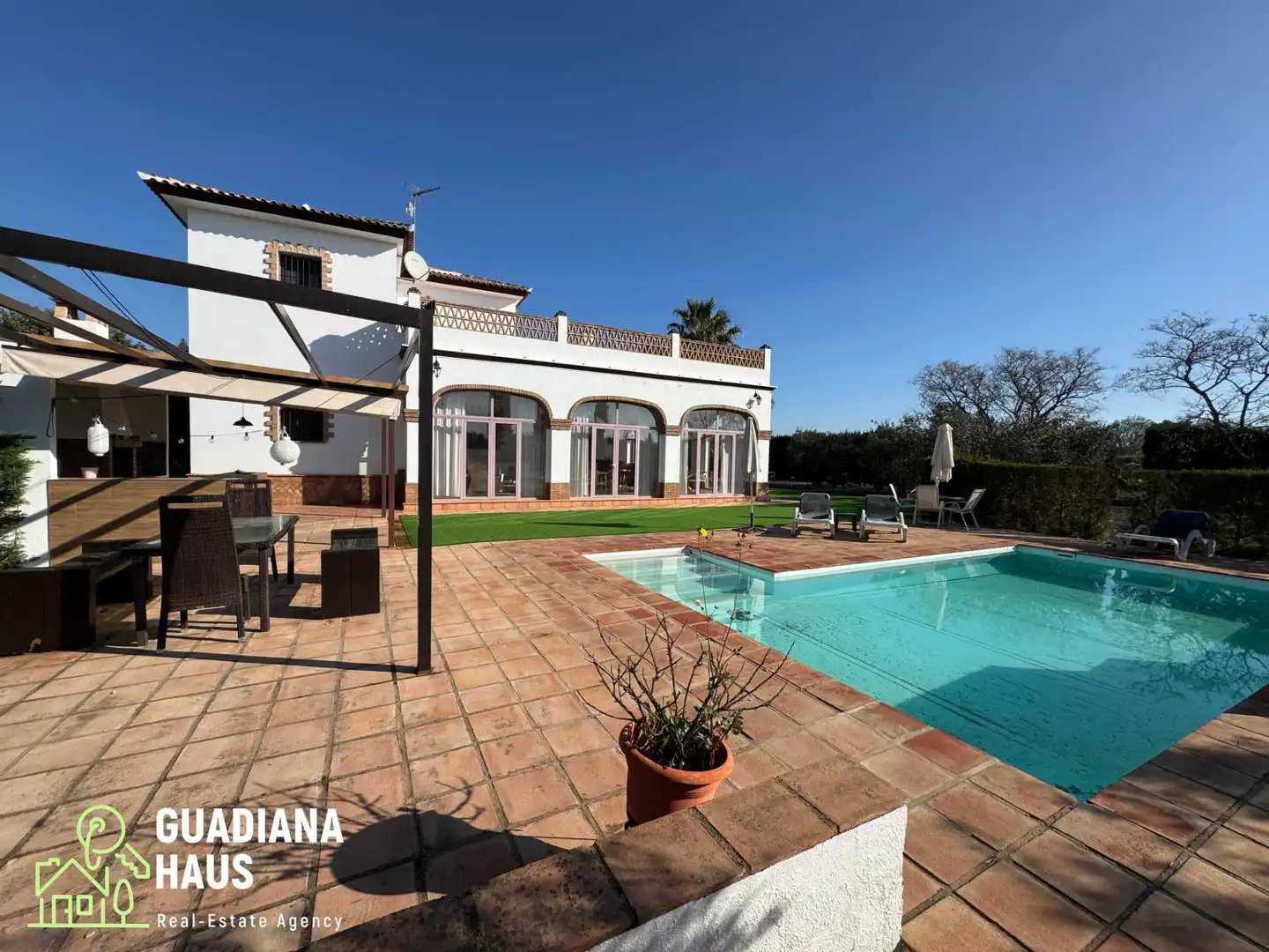 Vista exterior de Finca rústica en venta en Cartaya con Terraza y Piscina