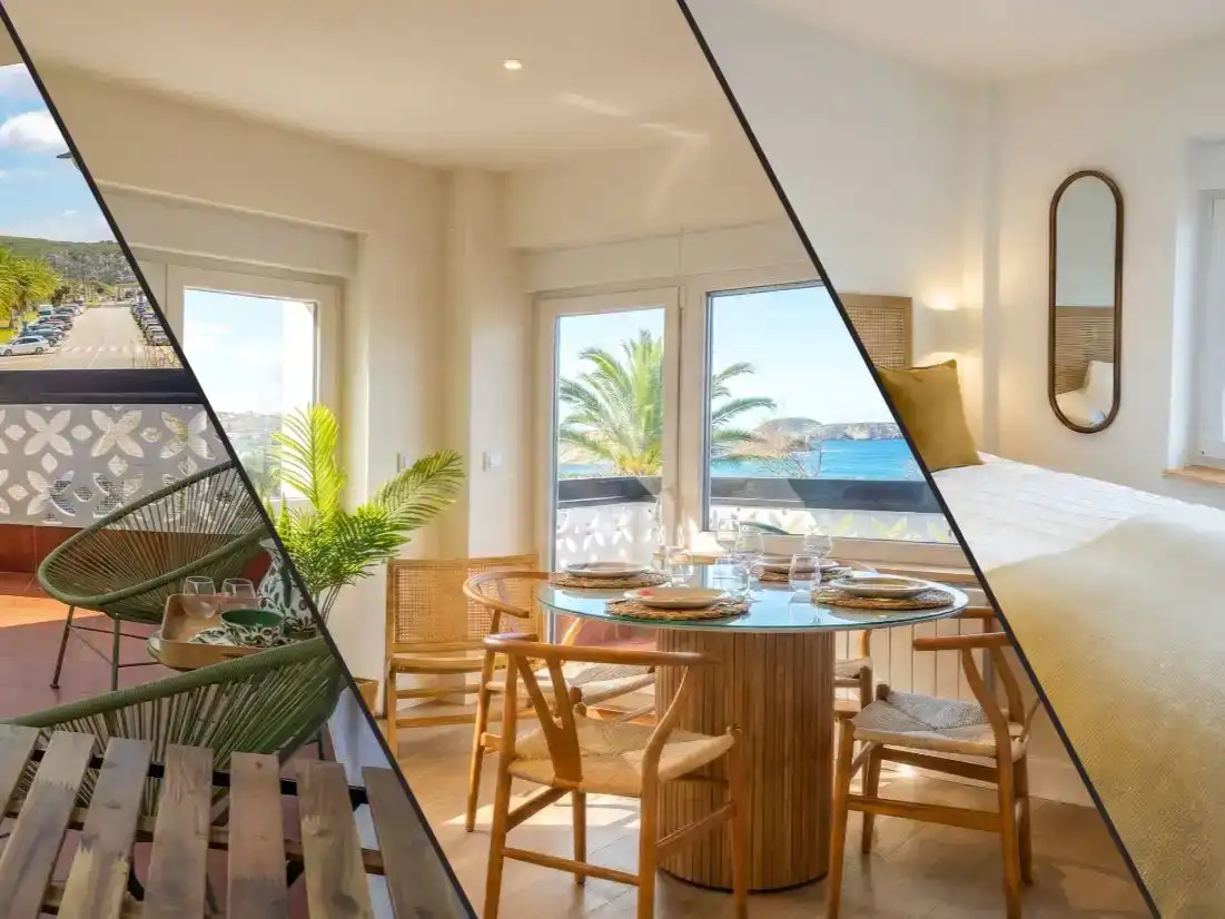 Menjador de Apartament de lloguer en Suances amb Moblat i Balcó