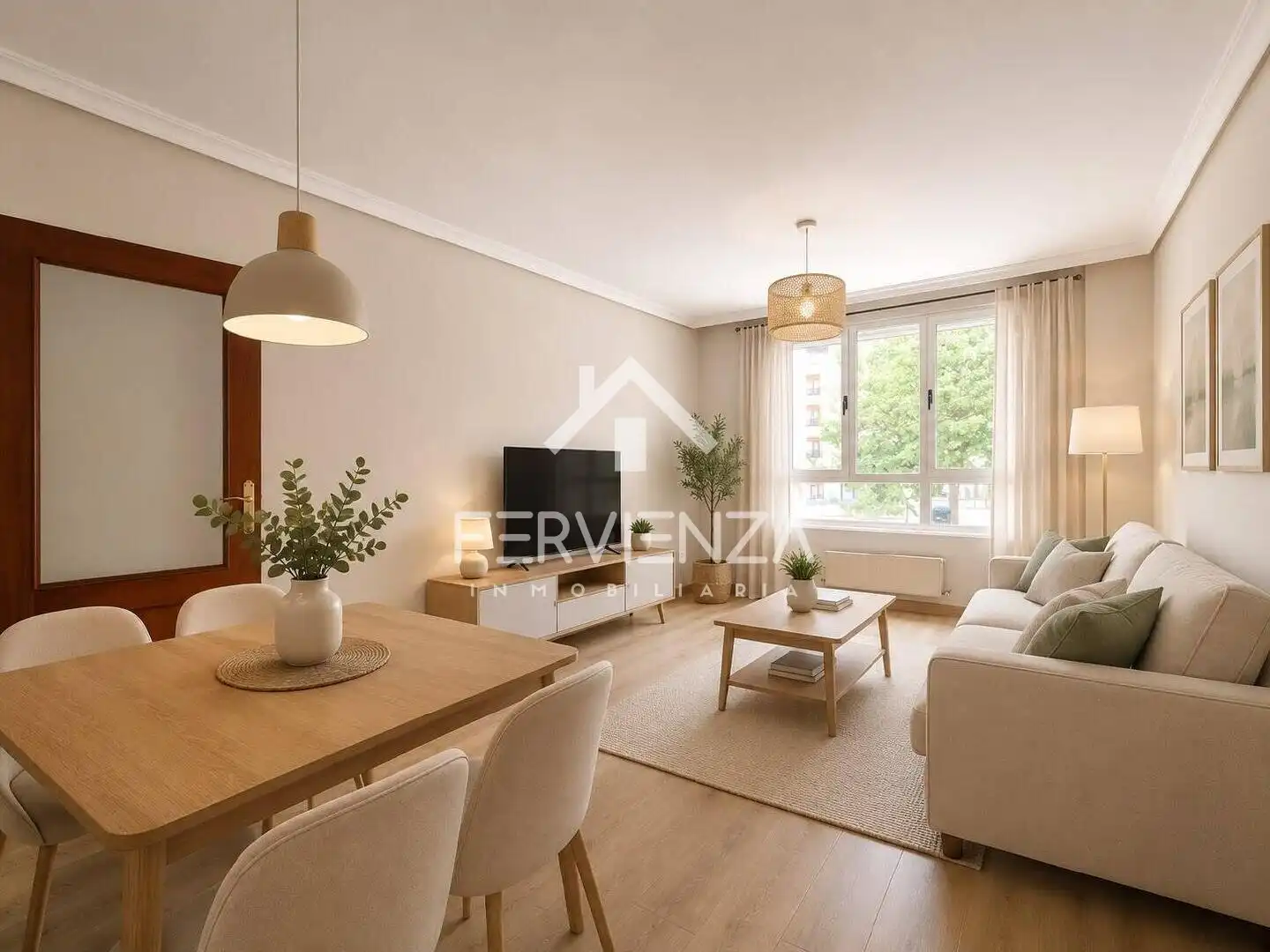 Sala d'estar de Pis en venda en Oviedo 