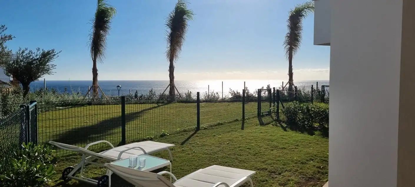 Jardí de Apartament de lloguer en Torrox amb Aire condicionat, Calefacció i Jardí privat