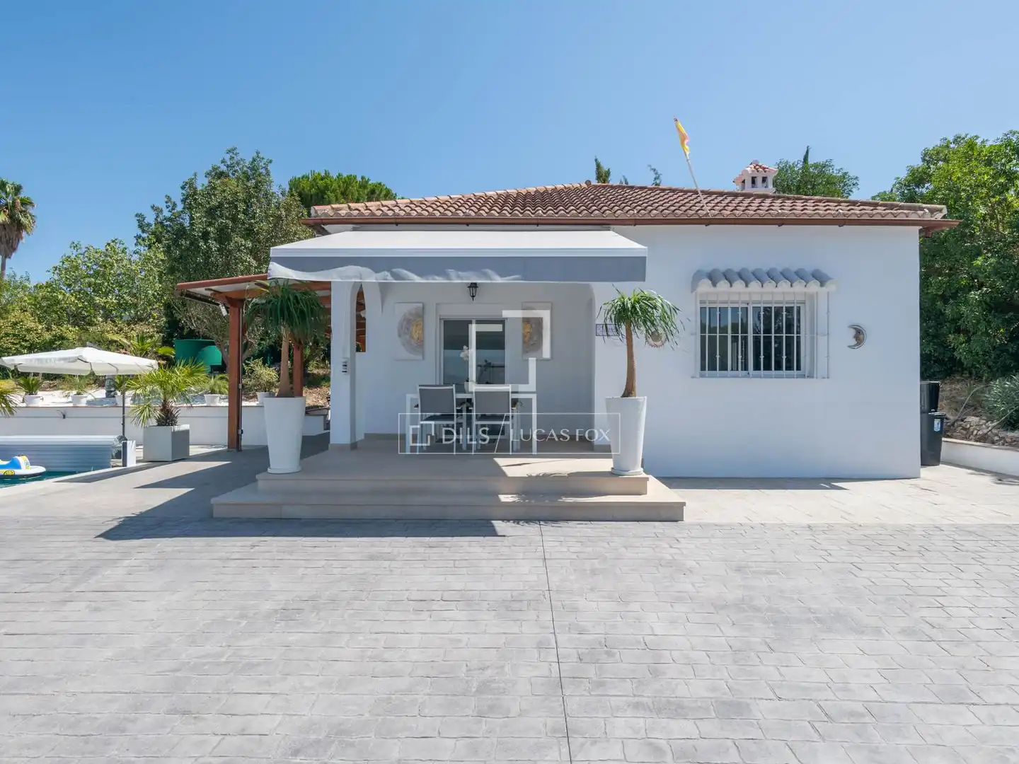 Vista exterior de Finca rústica en venda en Cártama amb Aire condicionat, Jardí privat i Terrassa