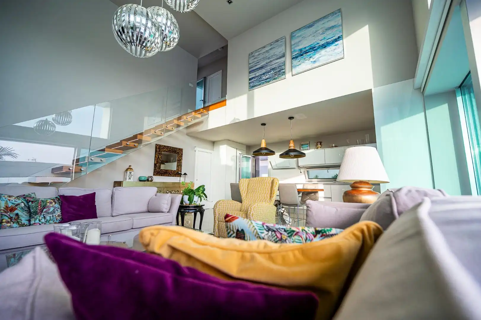 Sala de estar de Casa o chalet en venta en Telde con Aire acondicionado, Calefacción y Jardín privado