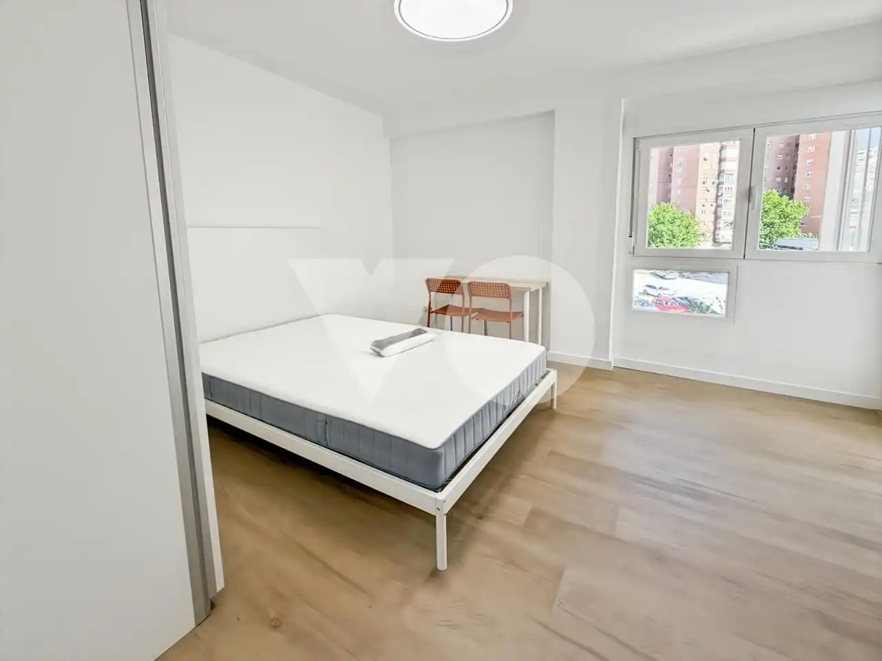 Bedroom of Flat for share in Madrid  with Heating and Furnished