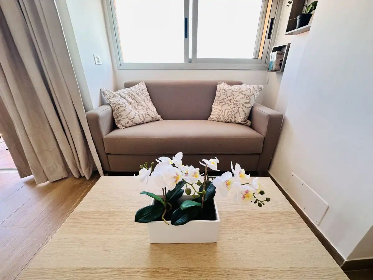 Sala de estar de Estudio en venta en Puerto de la Cruz con Trastero, Amueblado y Piscina comunitaria