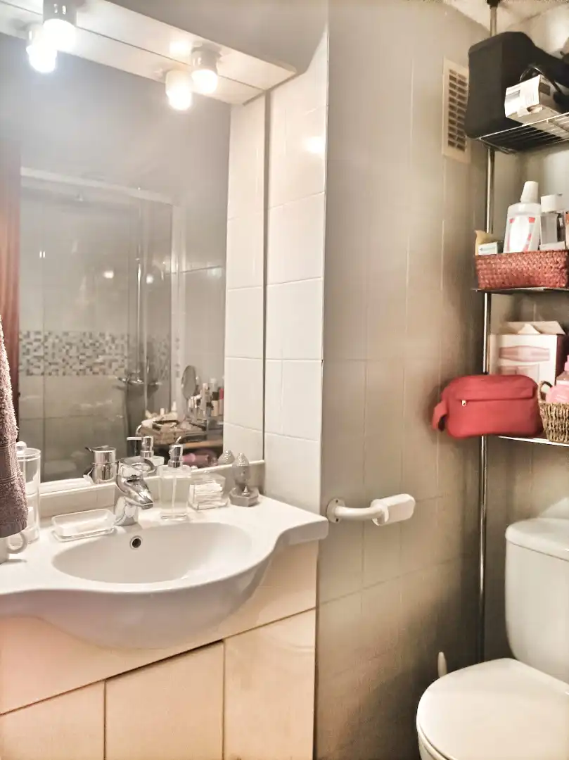 Badezimmer von Wohnung zum Verkauf in Santa Cristina d'Aro mit Heizung, Möbliert und Ofen