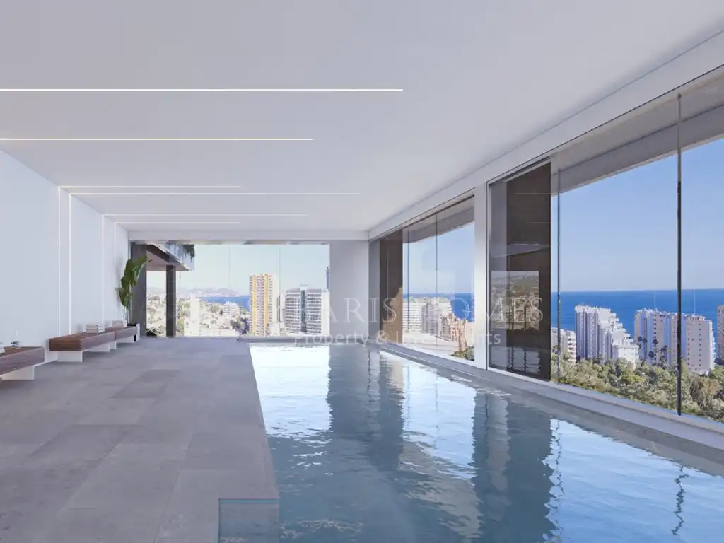 Swimming pool of Apartments for sale in Calpe / Calp