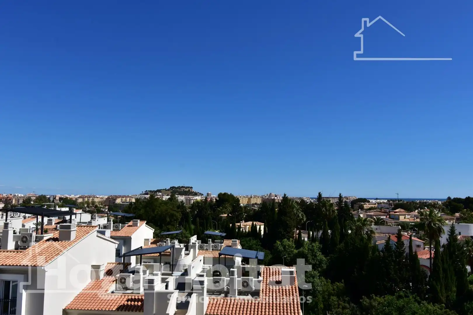 Außenansicht von Dachboden zum Verkauf in Dénia mit Terrasse, Alarm und Gemeinschaftspool