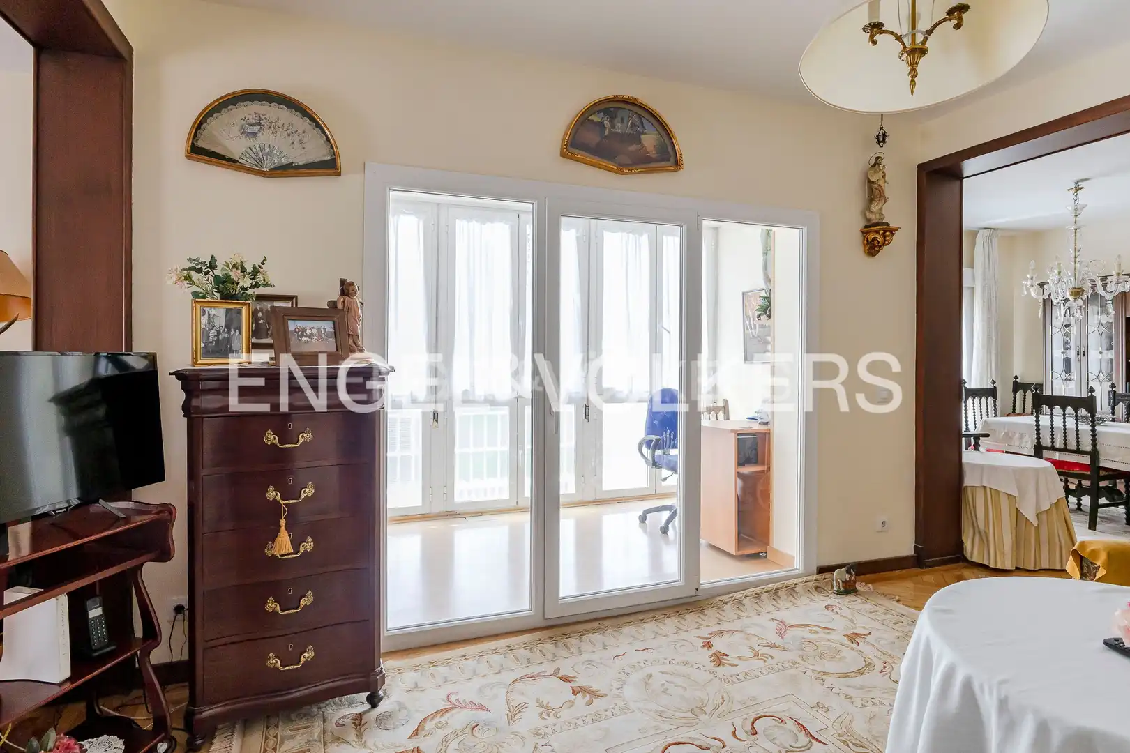 Balcony of Flat for sale in Madrid  with Heating, Parquet flooring and Terrace