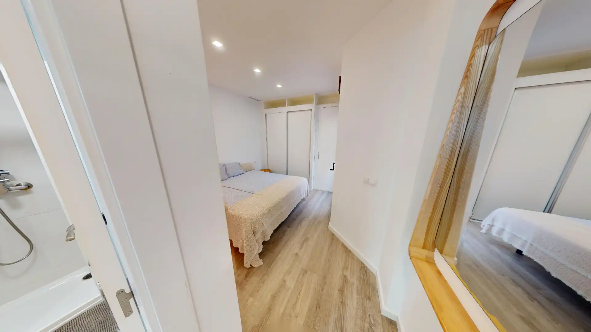 Schlafzimmer von Wohnung zum Verkauf in Alicante / Alacant mit Klimaanlage, Heizung und Parkett