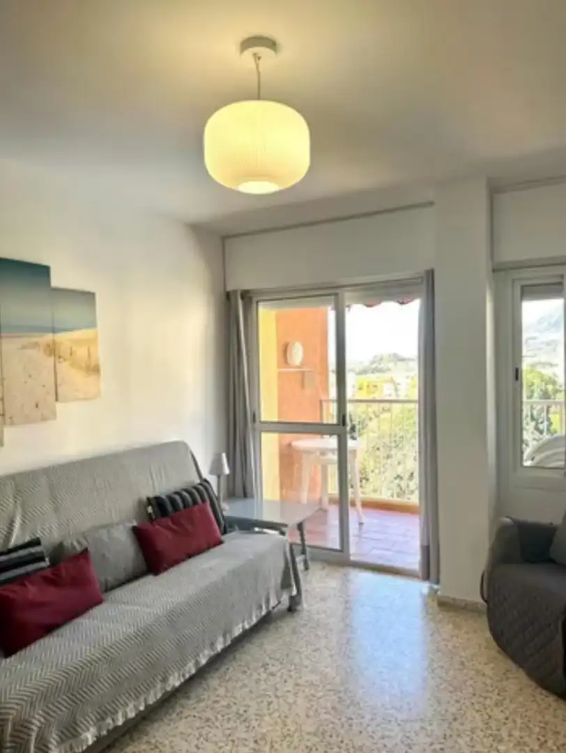 Terrasse von Wohnung zur Miete in Benalmádena mit Klimaanlage und Möbliert