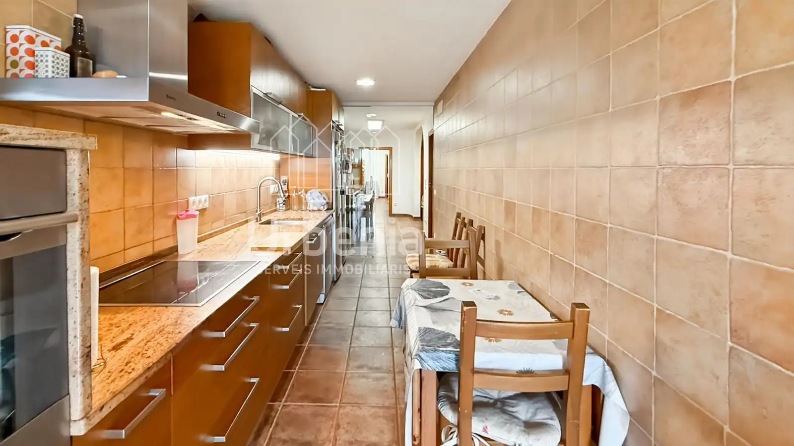Kitchen of Flat for sale in Tordera  with Heating, Terrace and Furnished