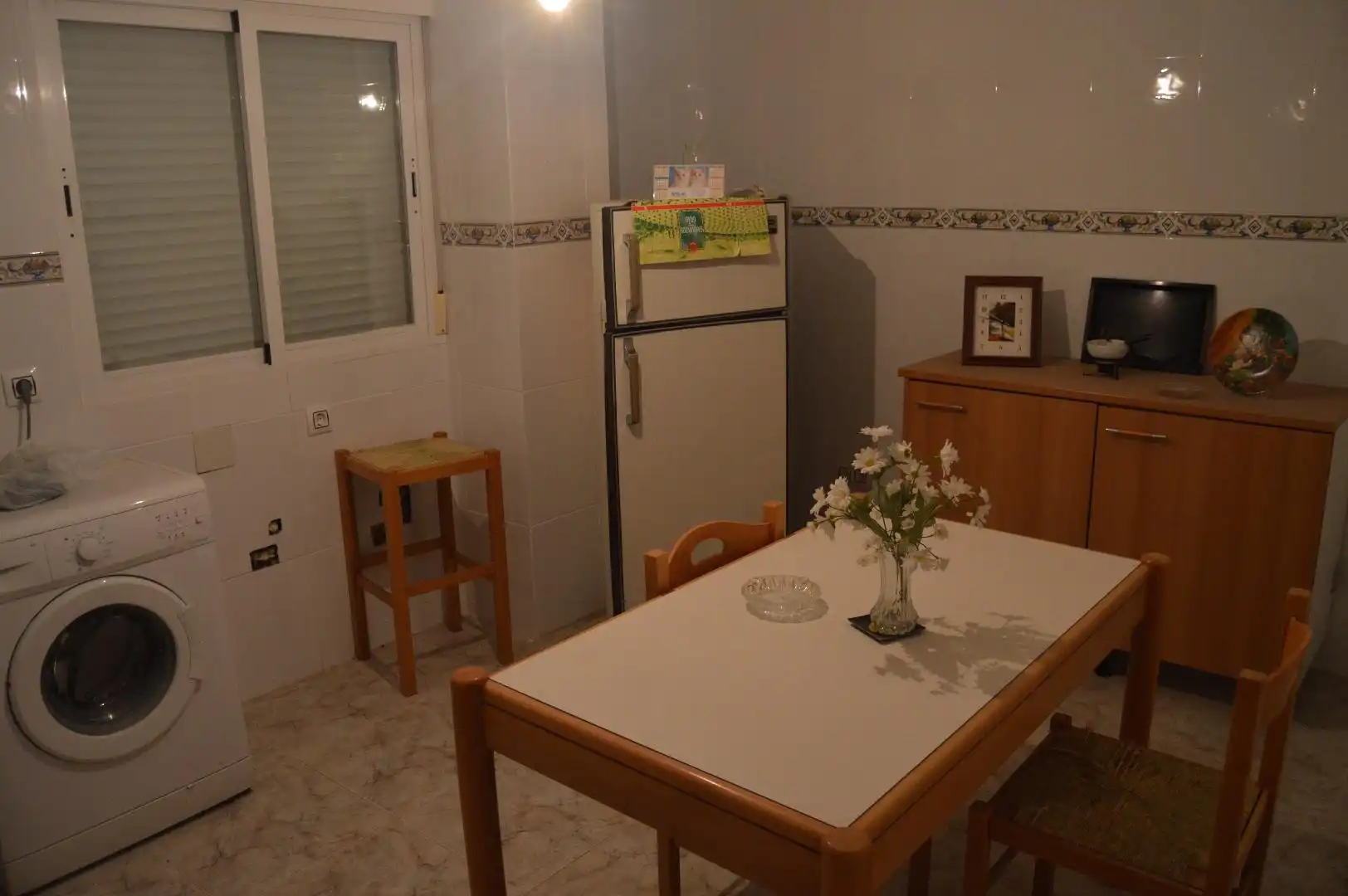 Cocina de Casa adosada en venta en Santa María de Huerta con Amueblado