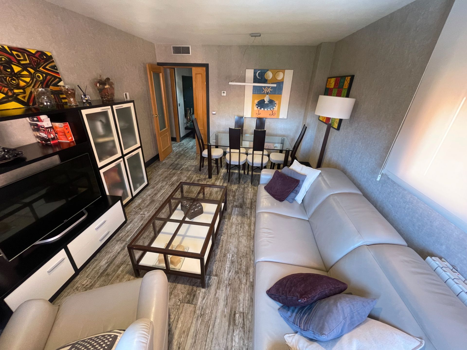 Living room of Flat for sale in  Madrid Capital  with Air Conditioner, Heating and Storage room