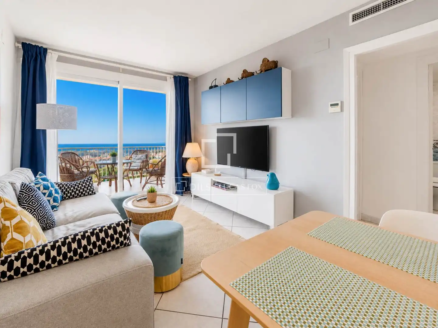 Living room of Flat for sale in Sant Pere de Ribes  with Air Conditioner, Heating and Private garden