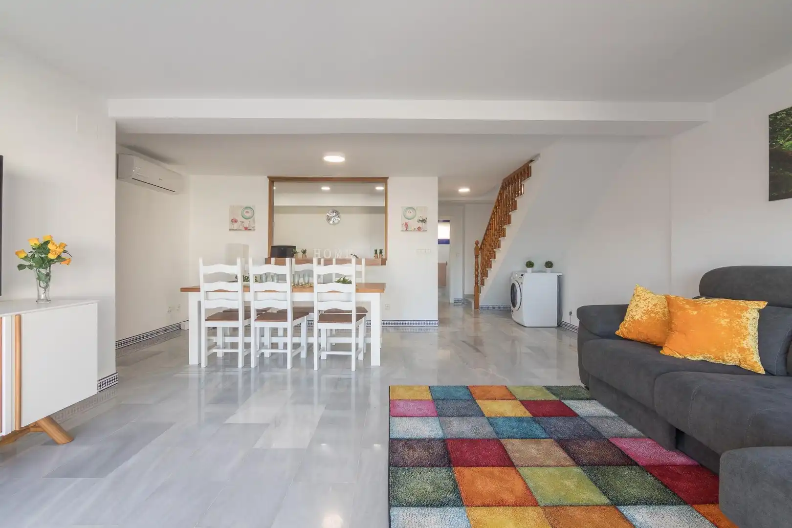 Sala de estar de Casa o chalet en venta en Santa Pola con Aire acondicionado, Calefacción y Jardín privado