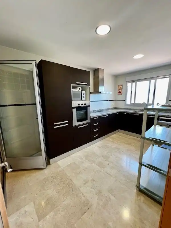 Cocina de Apartamento de alquiler en Pego con Aire acondicionado, Calefacción y Terraza