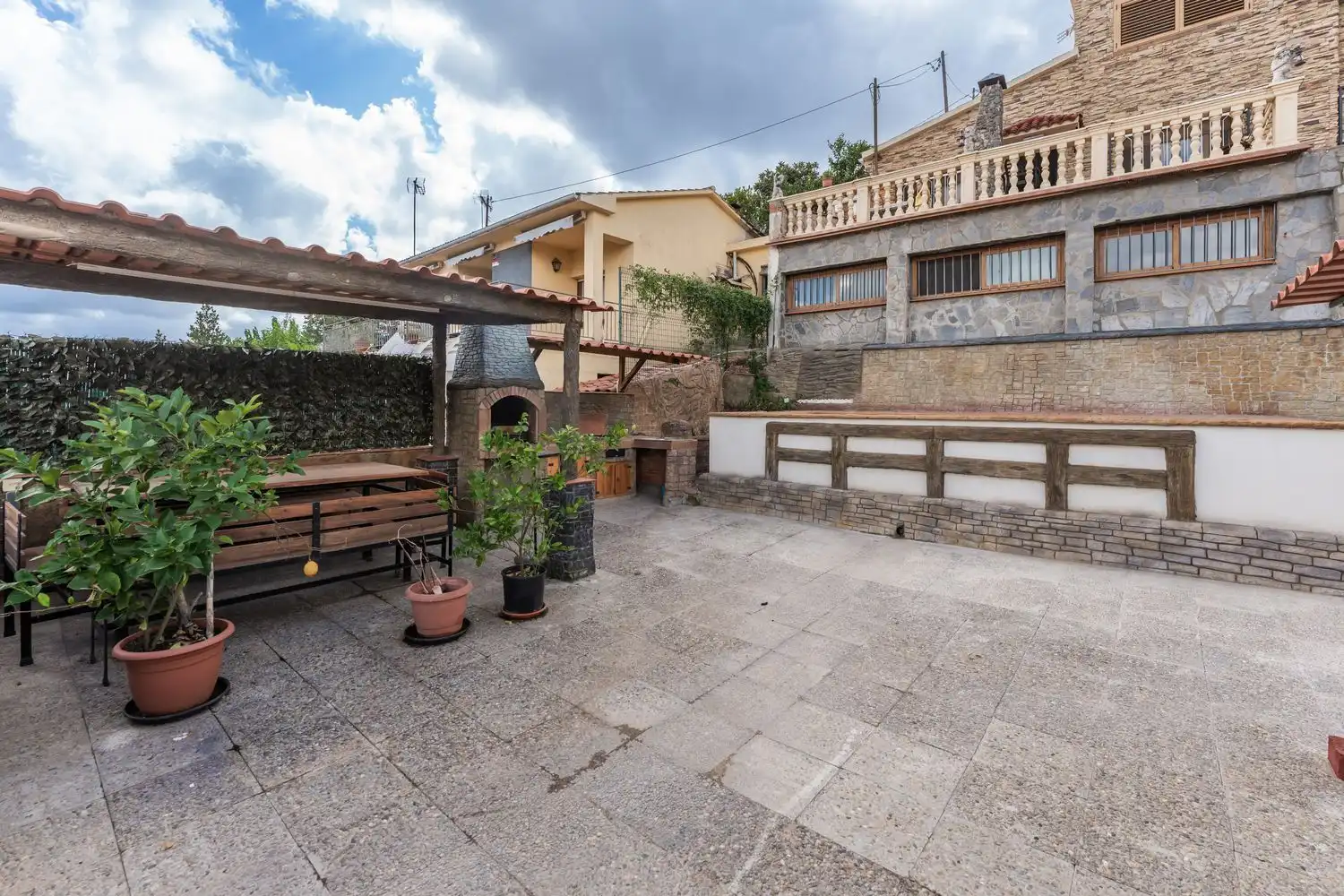 Terraza de Casa o chalet en venta en Granollers con Jardín privado, Terraza y Trastero