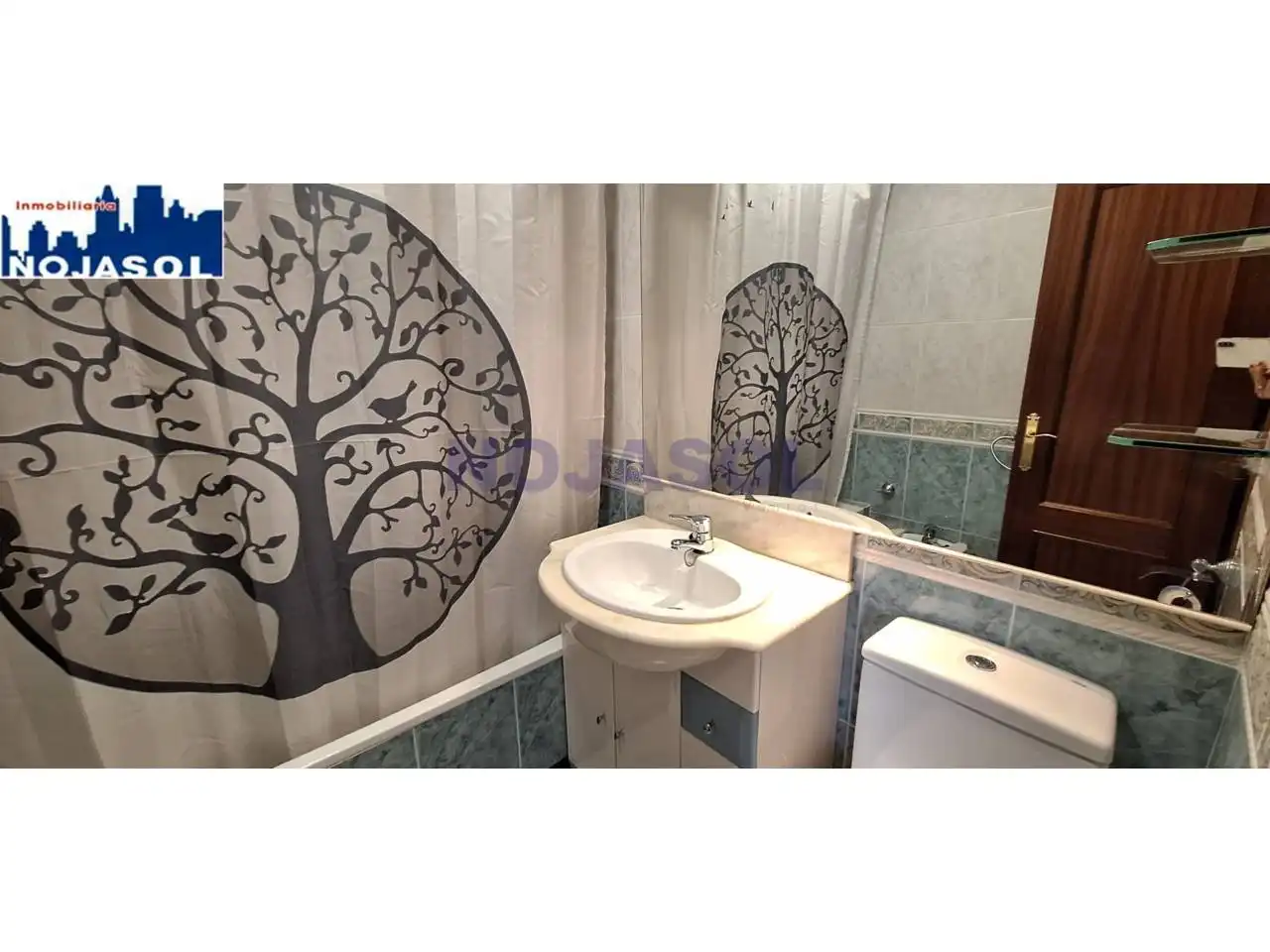 Baño de Apartamento de alquiler en Noja con Calefacción, Terraza y Amueblado