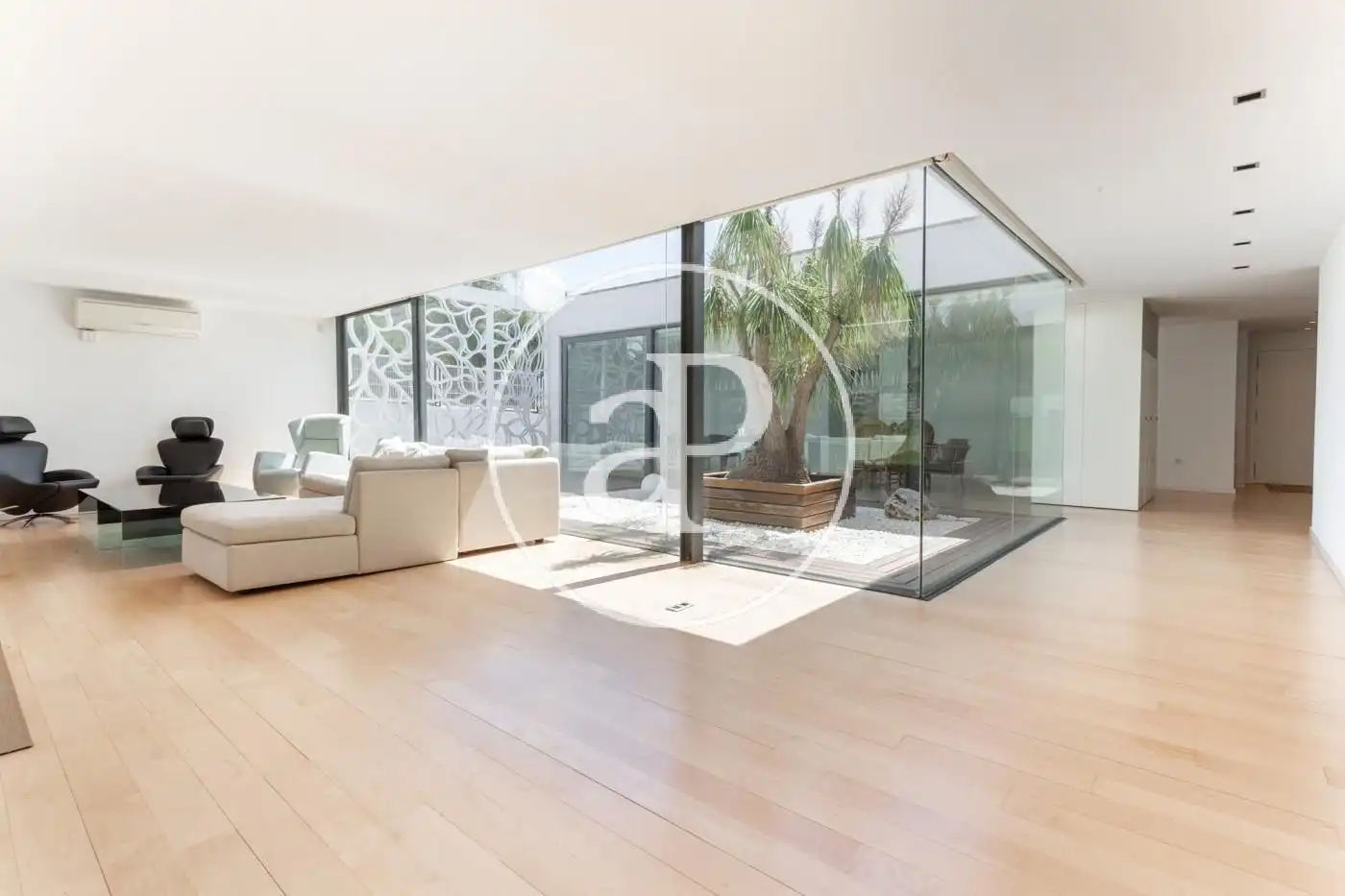 Living room of Houses for sale in Sagunto / Sagunt  with Air Conditioner, Heating and Private garden