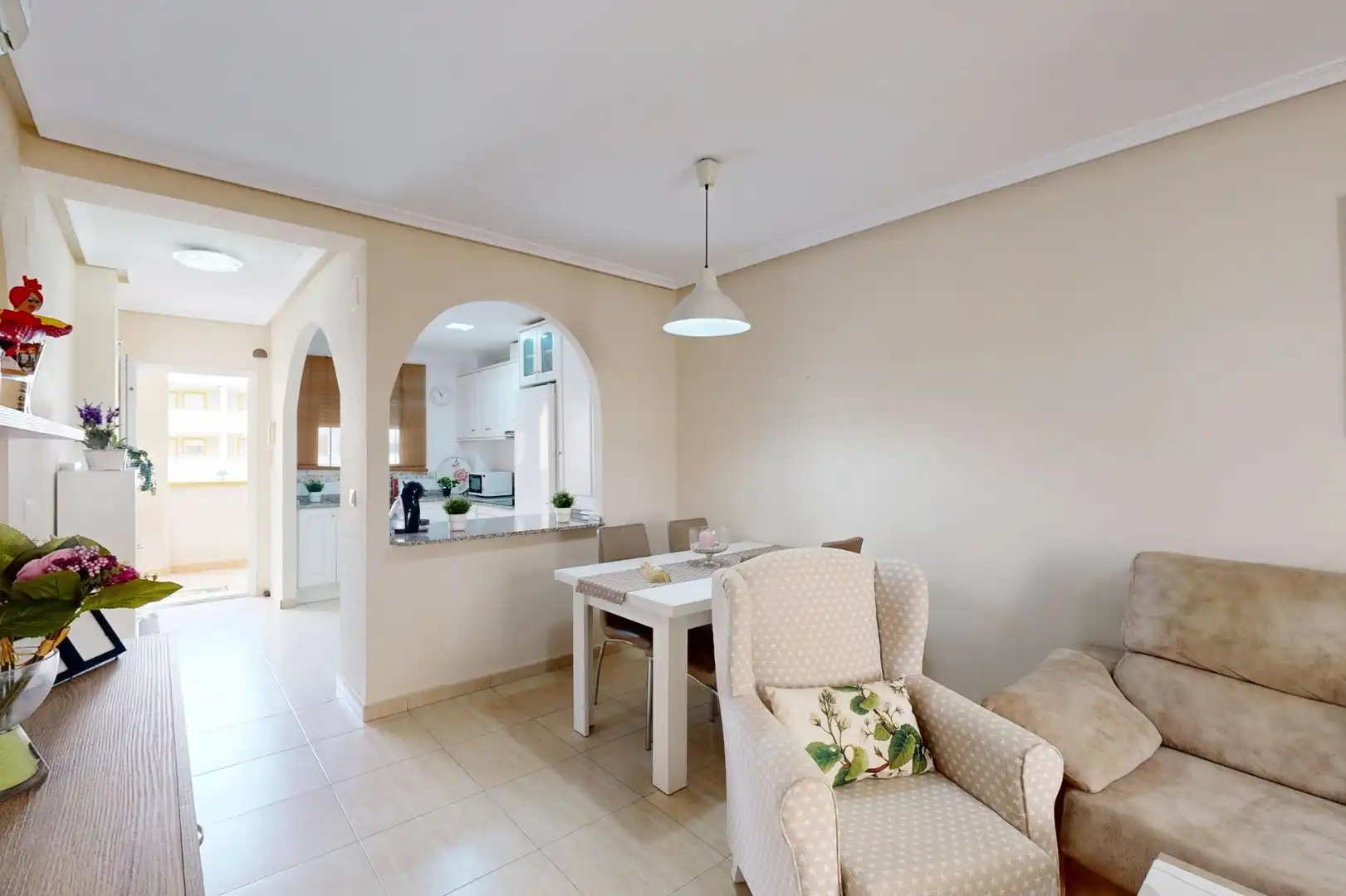 Comedor de Apartamento en venta en Cartagena con Aire acondicionado, Calefacción y Jardín privado