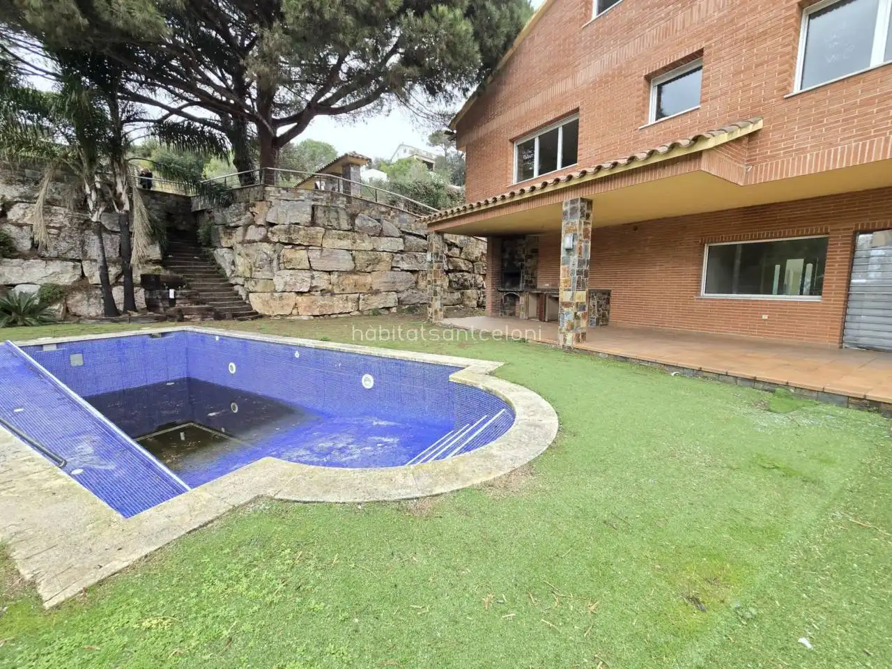 Jardí de Casa o xalet en venda en Vallromanes amb Jardí privat, Terrassa i Piscina