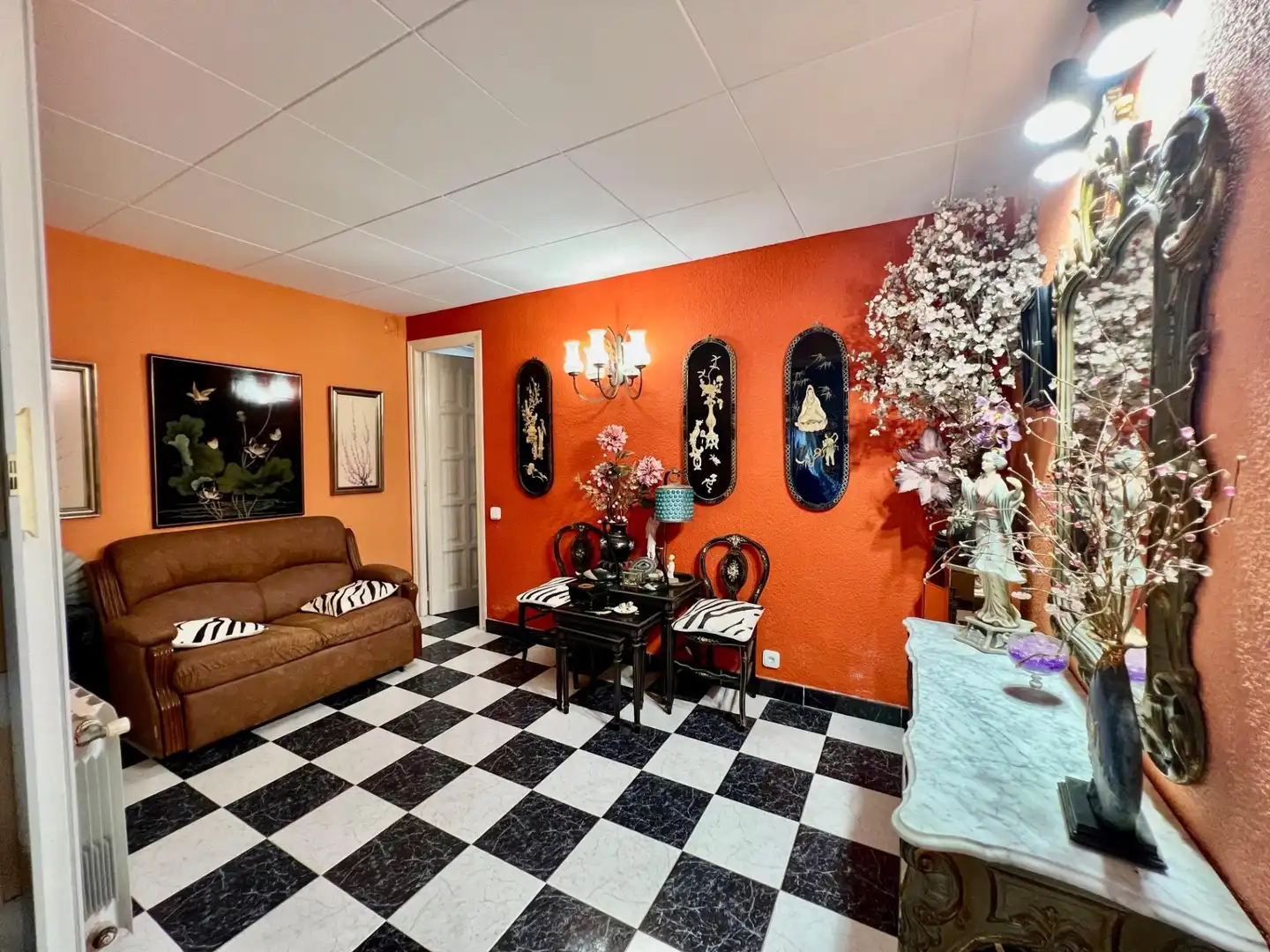 Living room of Houses for sale in Roda de Berà  with Heating, Private garden and Terrace