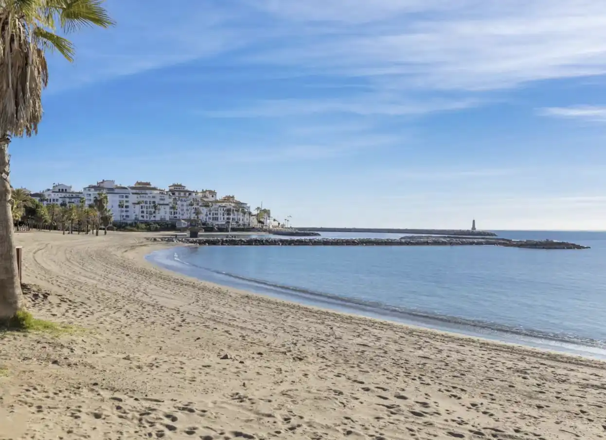 Vista exterior de Planta baixa en venda en Marbella amb Aire condicionat, Terrassa i Piscina