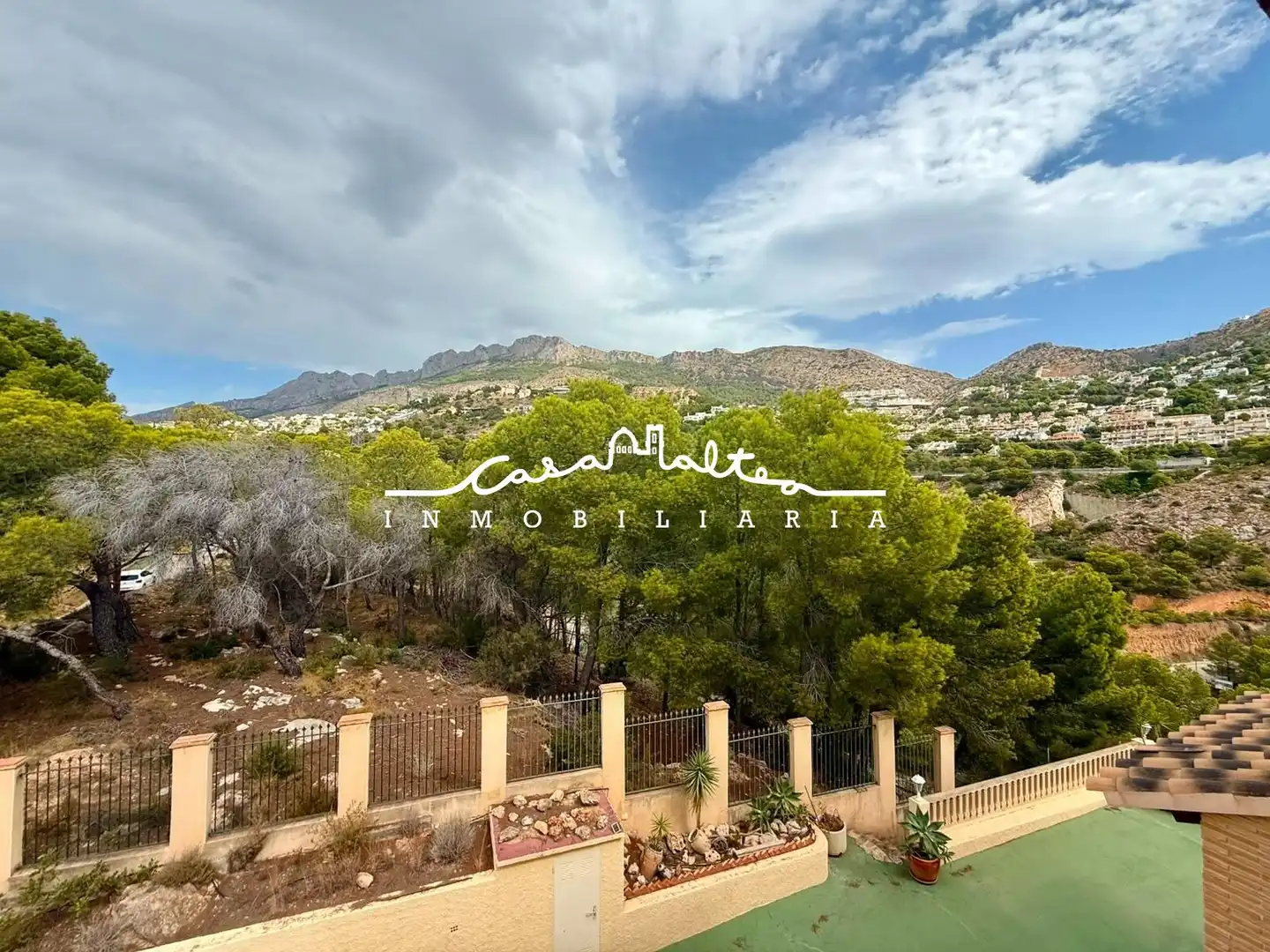 Vista exterior de Casa o chalet de alquiler en Altea con Calefacción, Jardín privado y Terraza