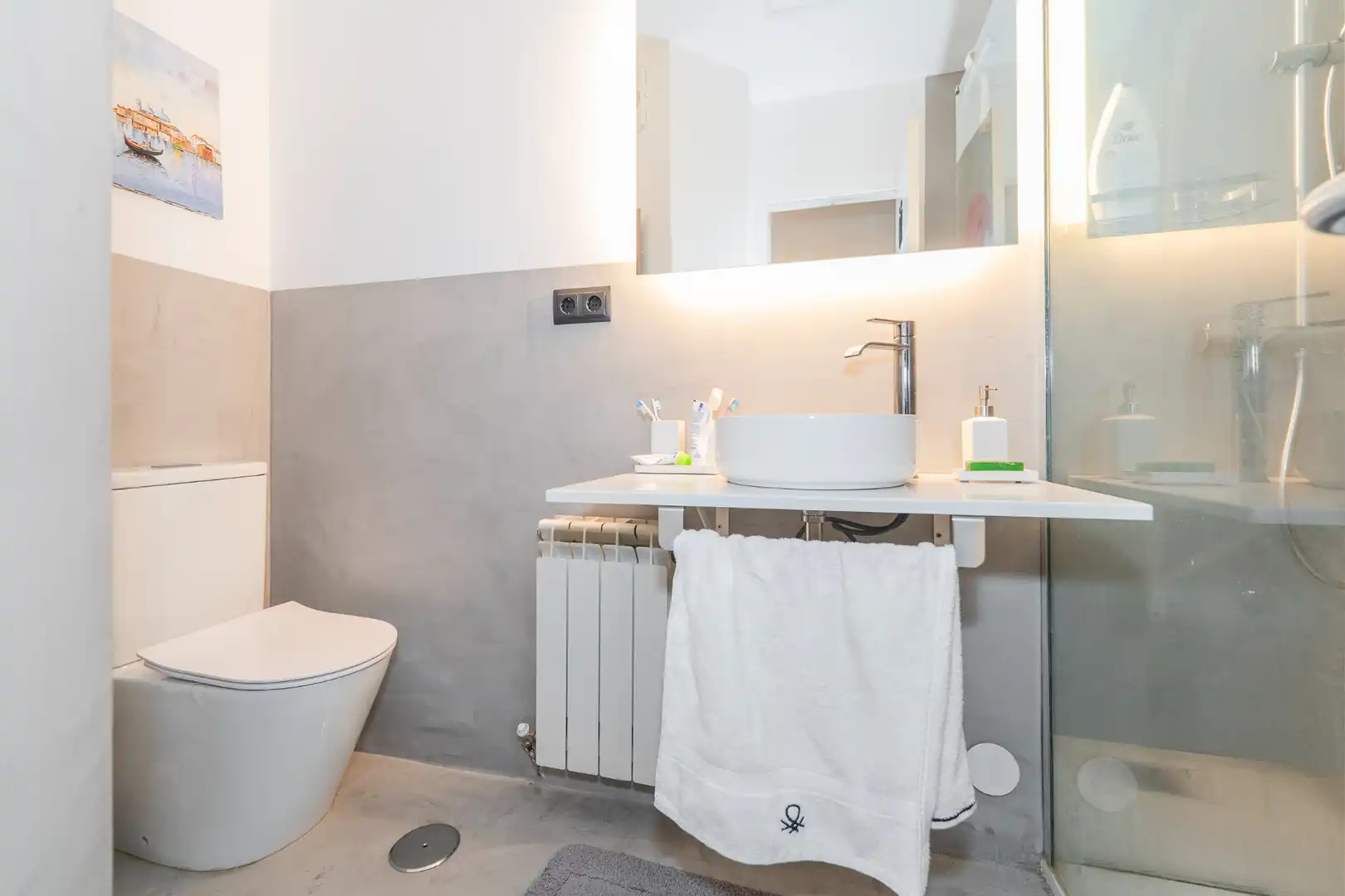 Bathroom of Detached homes for sale in Ciudalcampo  with Air Conditioner, Heating and Private garden