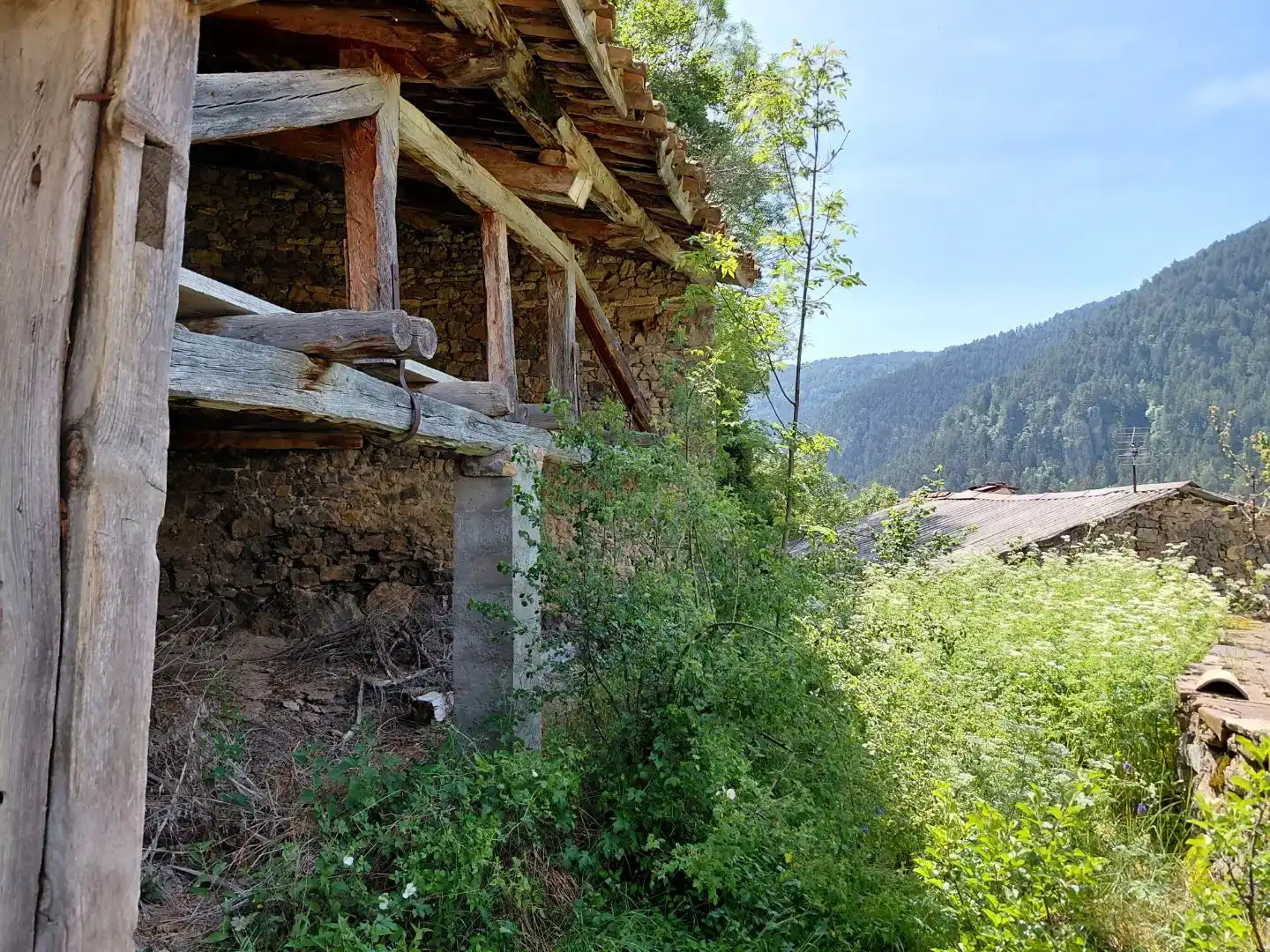 Vista exterior de Finca rústica en venta en Laspaúles, Huesca