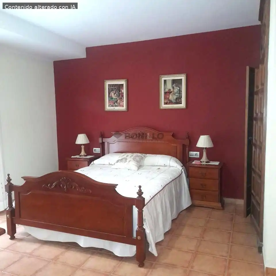 Habitación de Casa adosada en venta en Cascante del Río con Calefacción, Terraza y Balcón