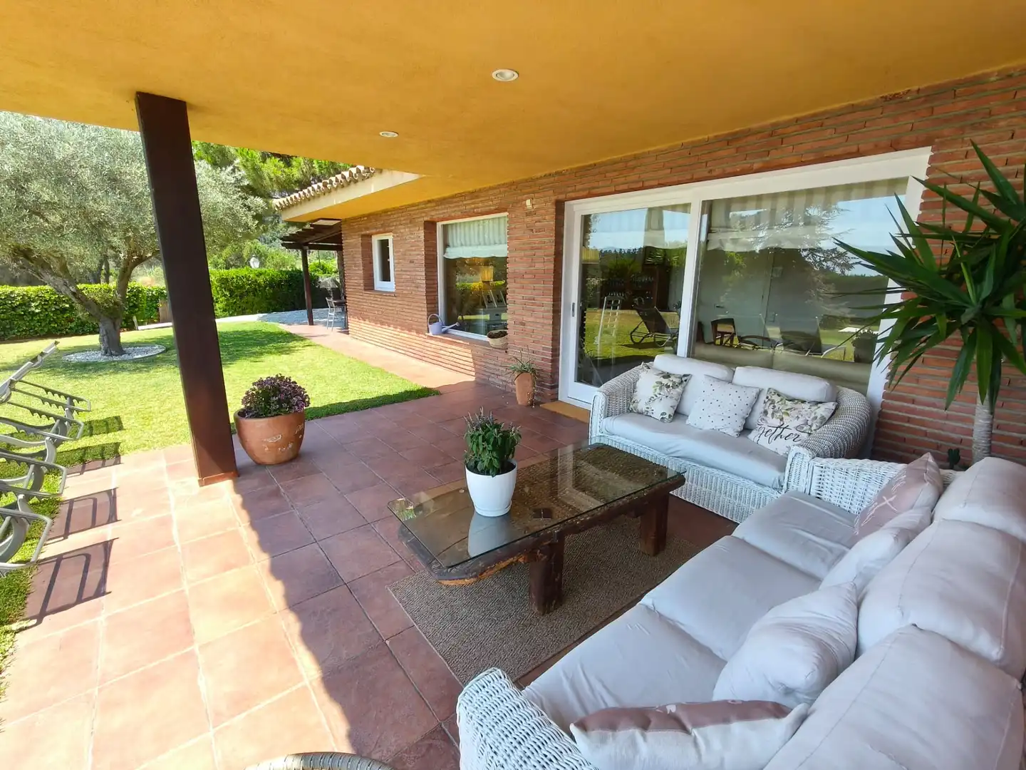 Terrace of Houses for sale in Sant Andreu de Llavaneres  with Air Conditioner, Heating and Private garden