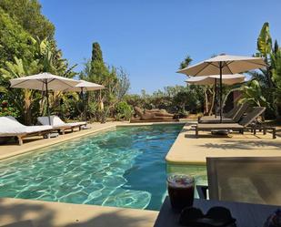 Swimming pool of House or chalet to rent in Sant Josep de sa Talaia  with Air Conditioner, Heating and Private garden