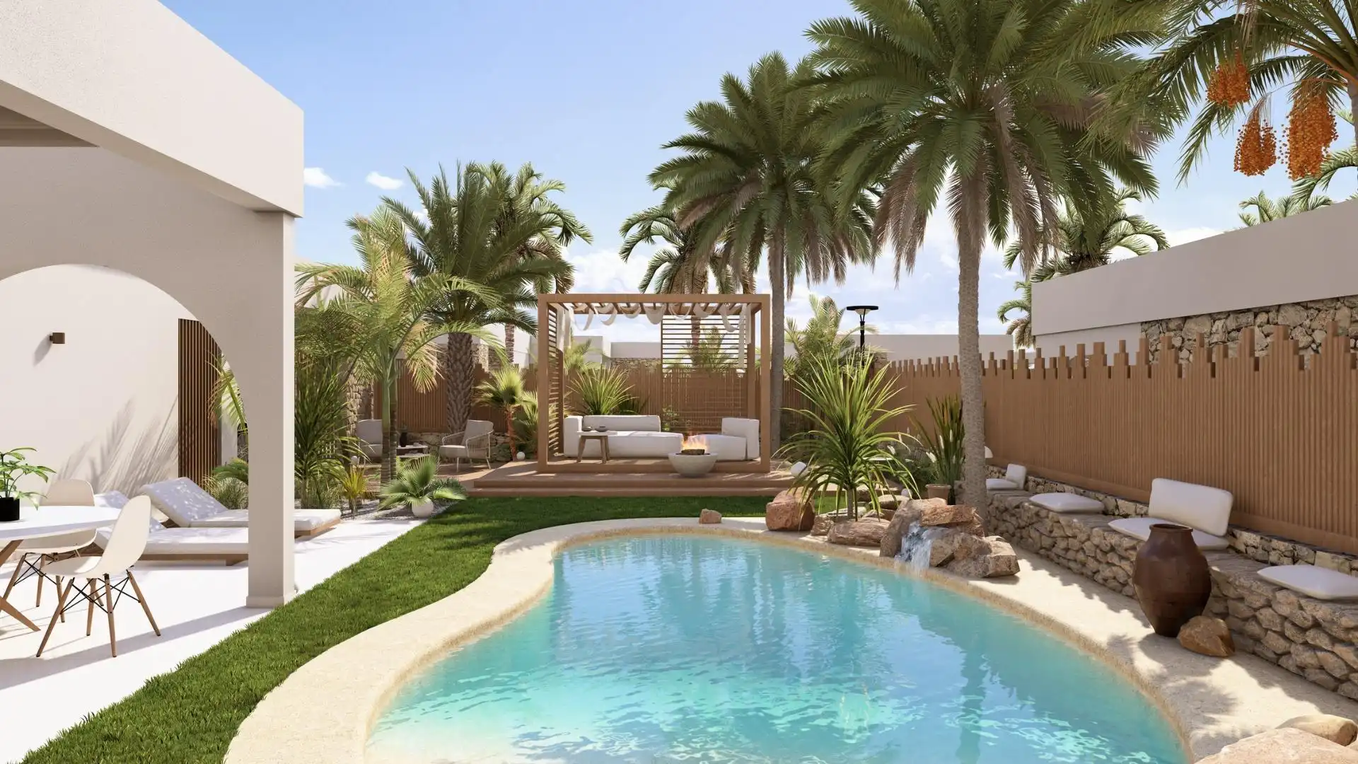 Chalet con piscina en venta en Campo de Murcia, imagen 4
