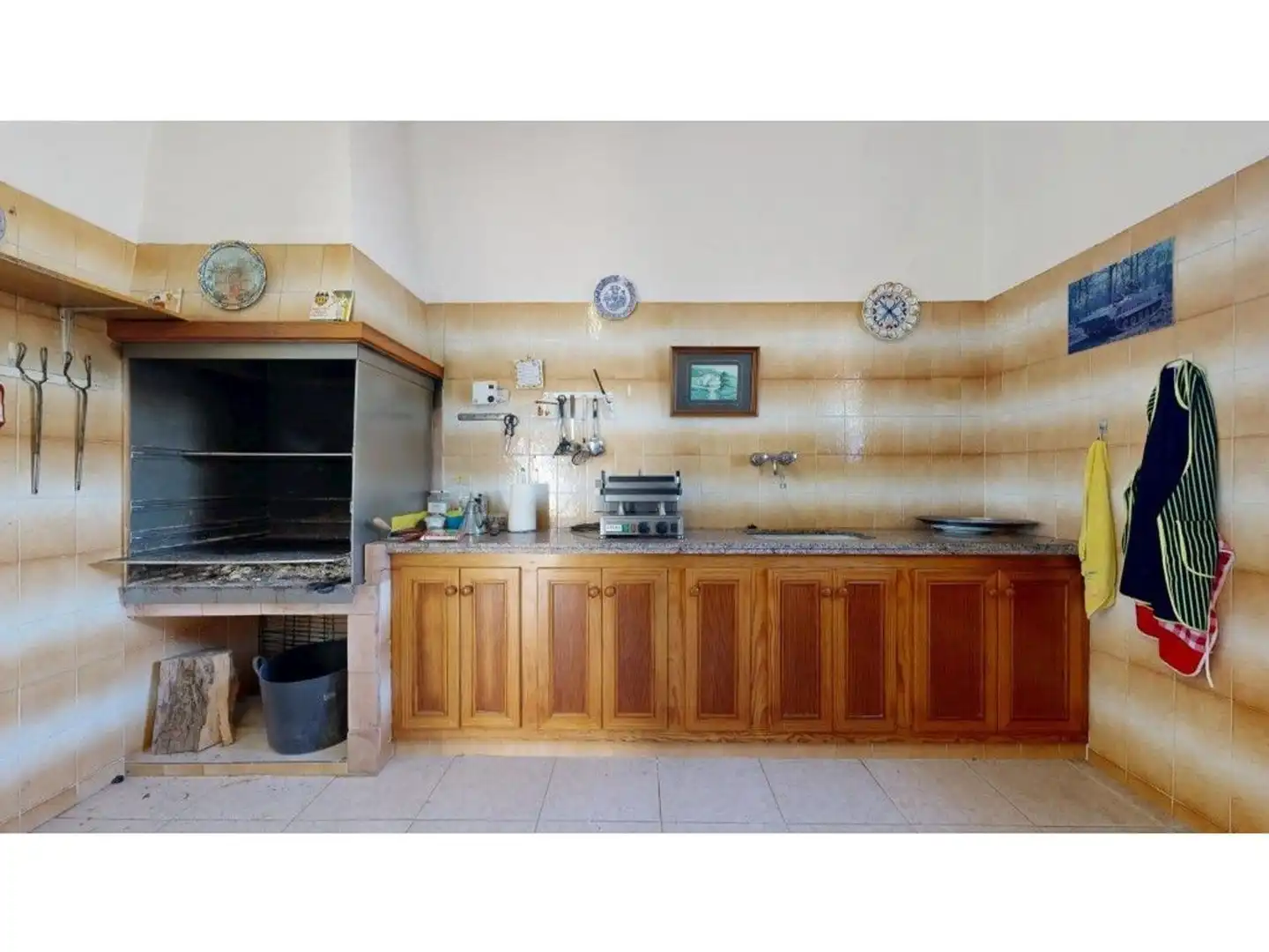 Cocina de Casa o chalet en venta en Tavernes de la Valldigna con Aire acondicionado, Jardín privado y Terraza