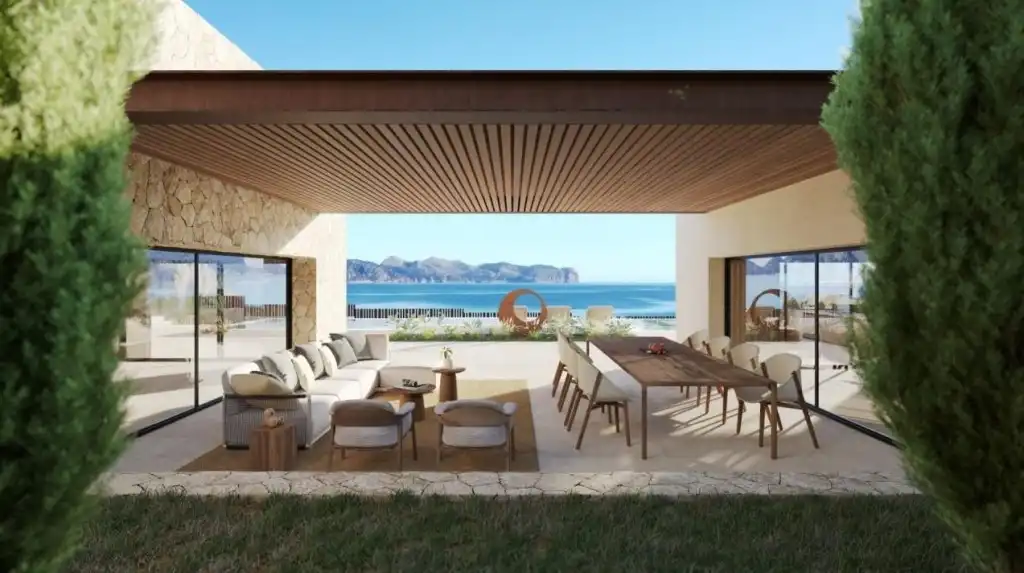 Terrassa de Casa o xalet en venda en Alcúdia amb Aire condicionat, Jardí privat i Piscina