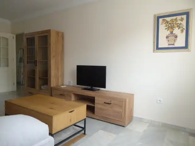 Living room of Apartments for rent in Málaga  with Air Conditioner, Furnished and Microwave