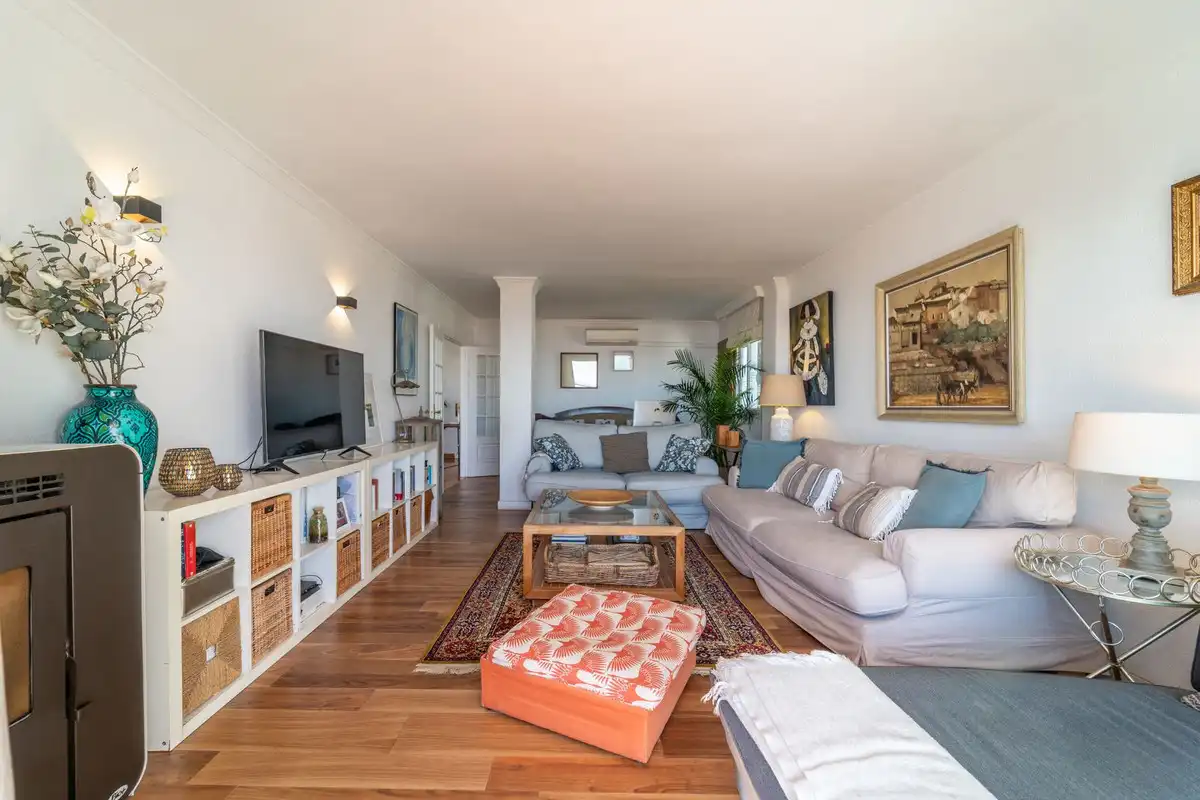 Living room of Apartments for sale in Benalmádena  with Air Conditioner, Private garden and Terrace