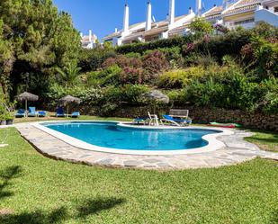 Garden of Single-family semi-detached for sale in Mijas  with Air Conditioner, Terrace and Balcony