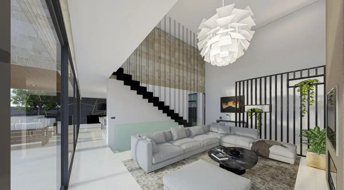 Living room of Houses for sale in Mijas  with Air Conditioner, Private garden and Terrace