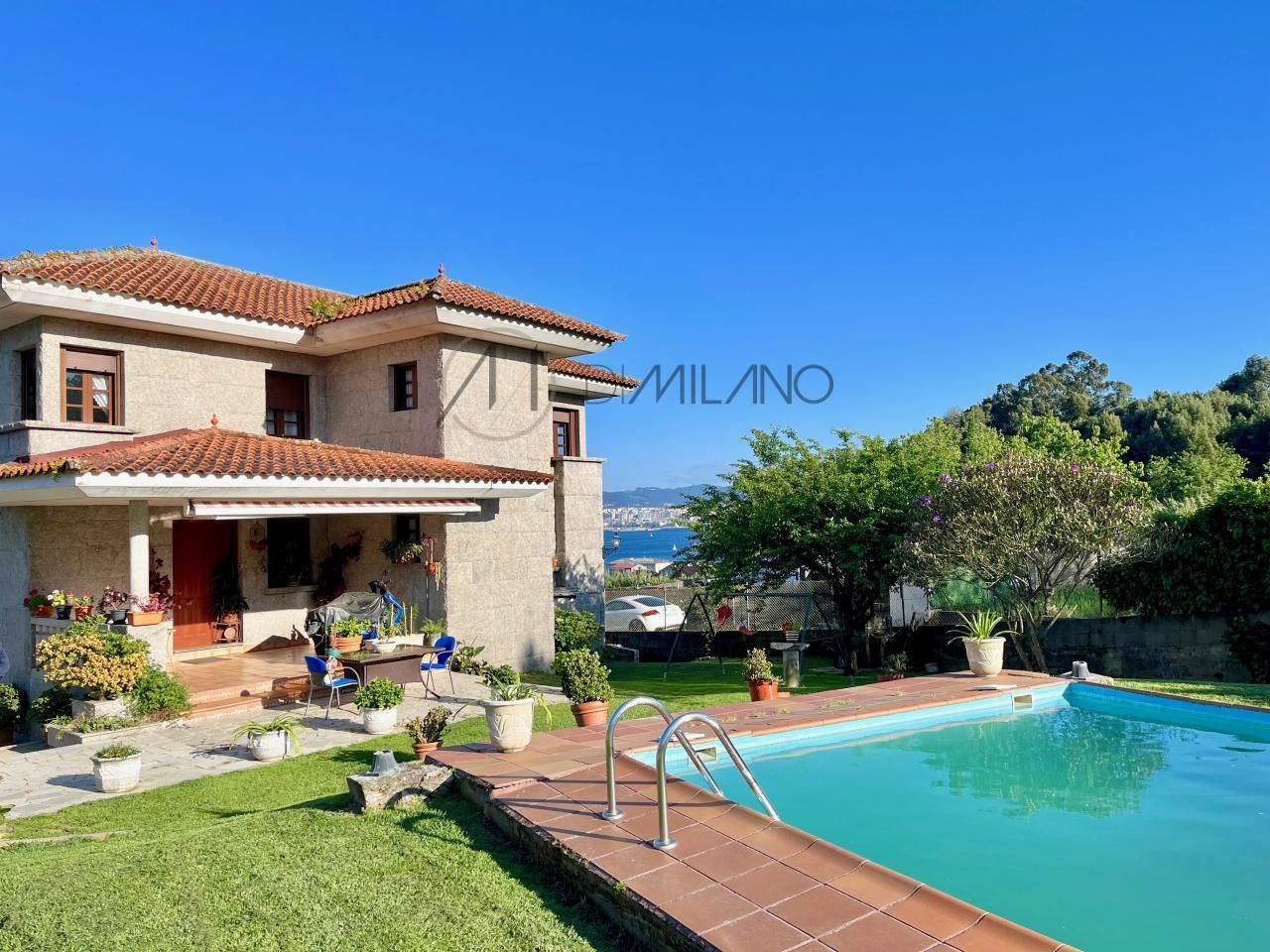 Exterior view of House or chalet for sale in Moaña  with Heating, Private garden and Terrace