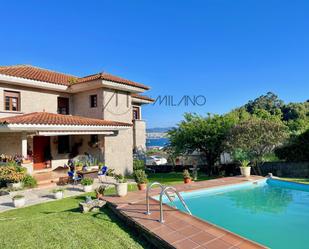Exterior view of House or chalet for sale in Moaña  with Heating, Private garden and Terrace