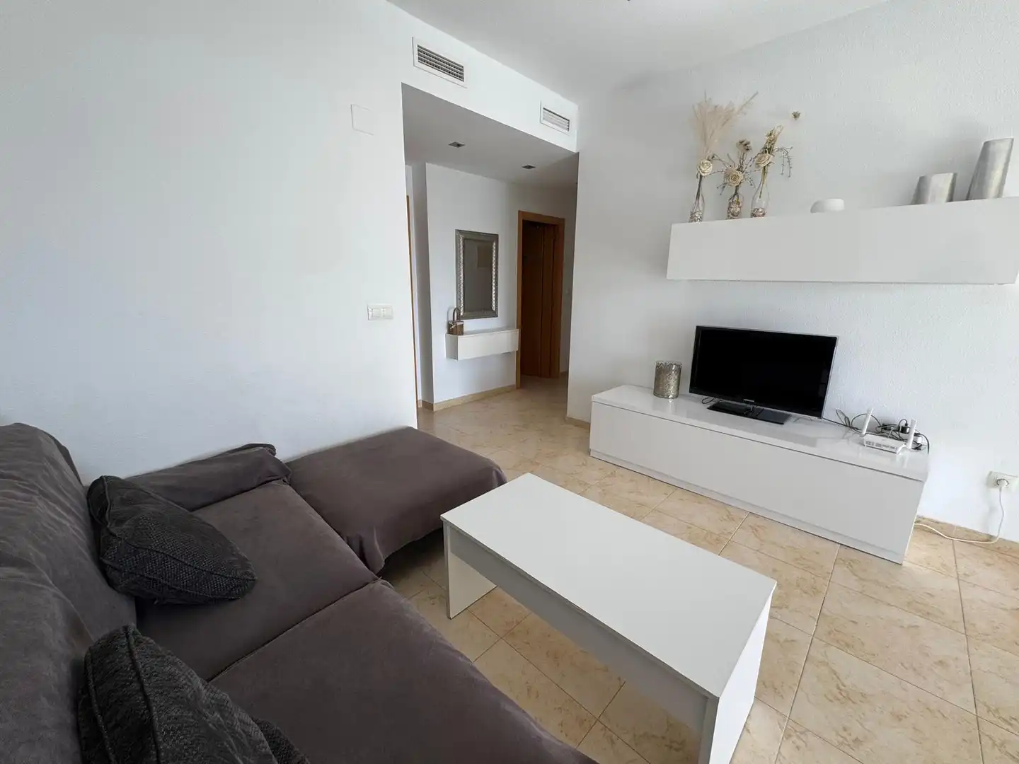 Living room of Apartments for rent in El Campello  with Air Conditioner, Heating and Terrace
