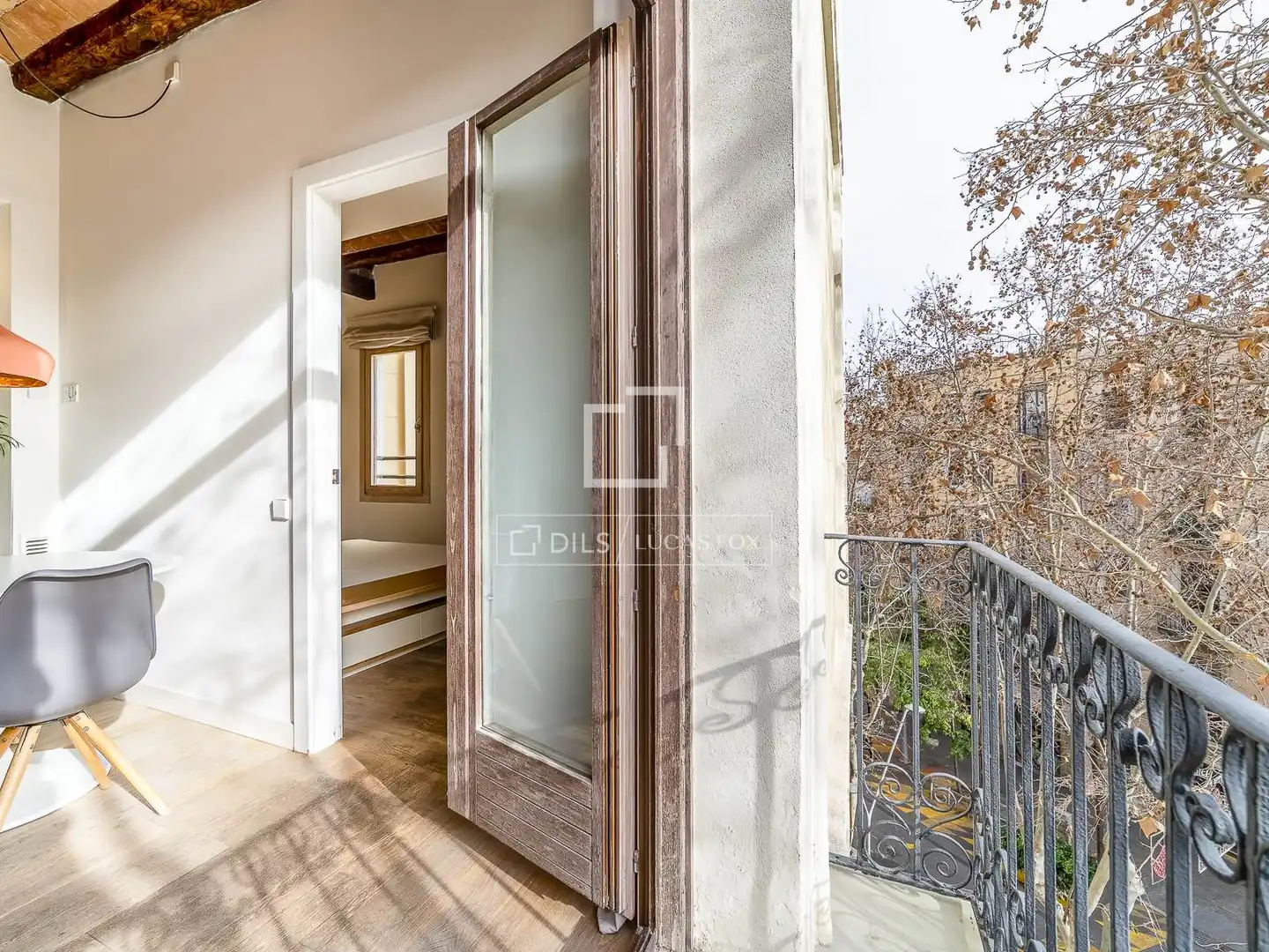 Balcony of Flat for sale in Barcelona  with Air Conditioner, Heating and Parquet flooring