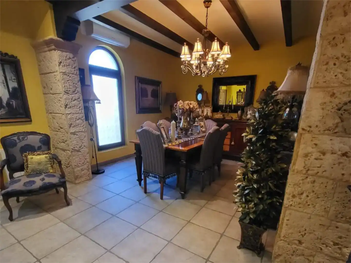 Comedor de Finca rústica en venta en Bigastro con Aire acondicionado, Jardín privado y Piscina