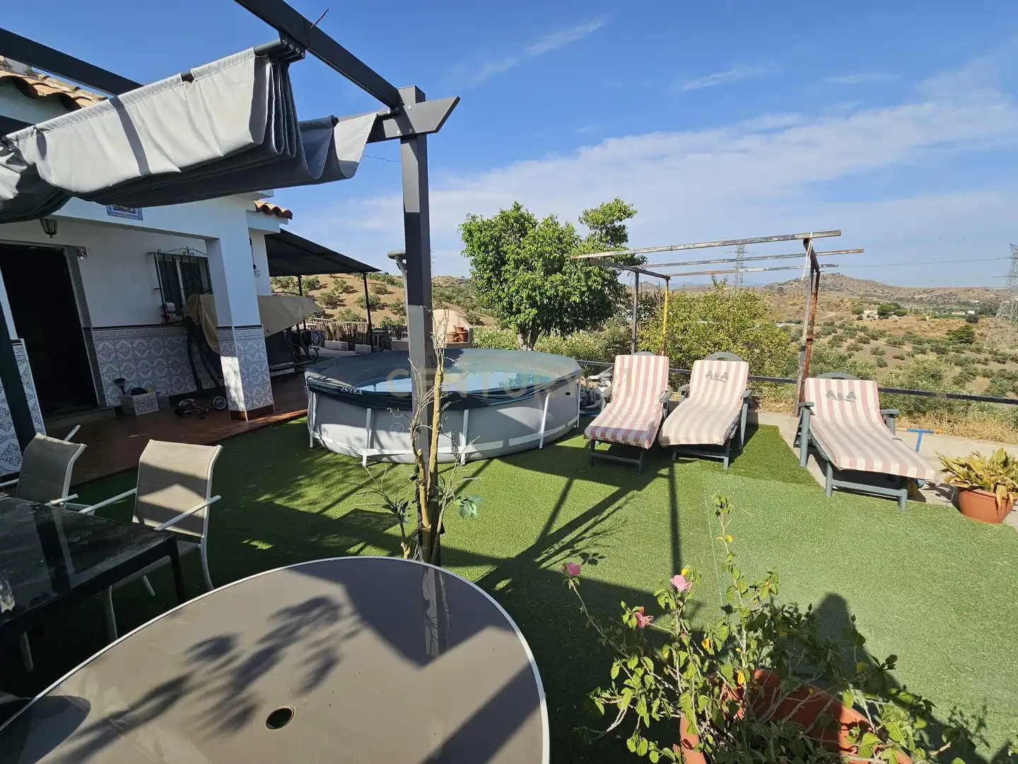 Terrassa de Casa o xalet en venda en Cártama amb Jardí privat, Traster i Piscina