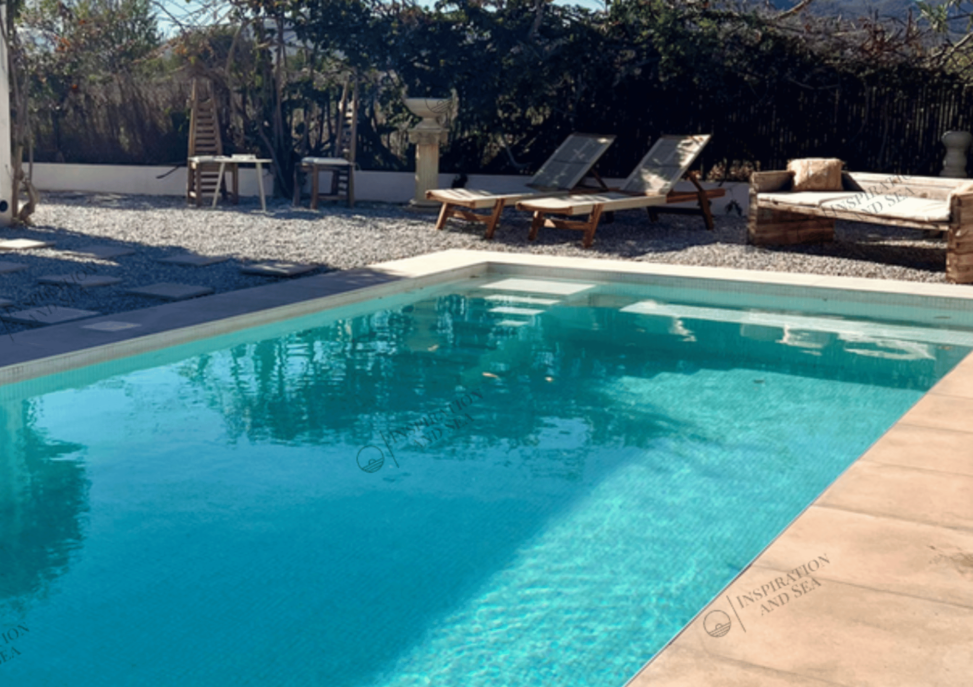 Piscina de Finca rústica en venda en Sant Josep de sa Talaia amb Aire condicionat, Jardí privat i Terrassa