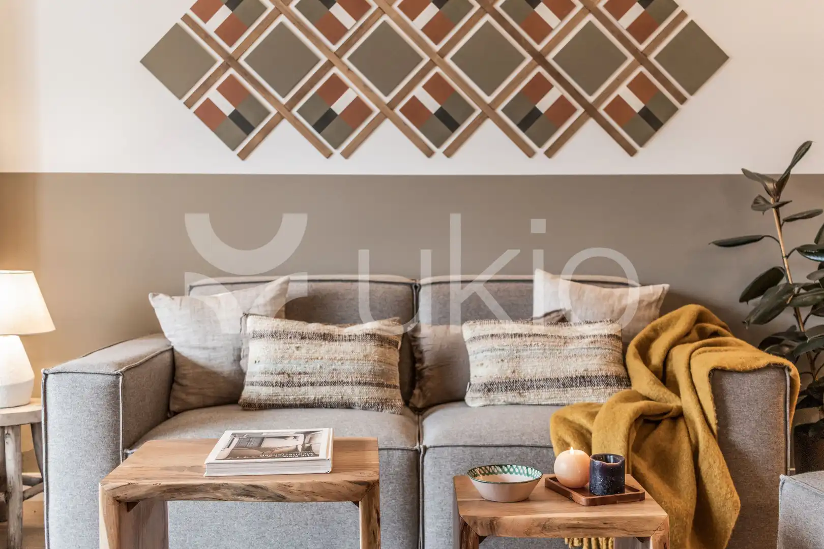 Living room of Apartments for rent in Madrid  with Air Conditioner, Furnished and Washing machine