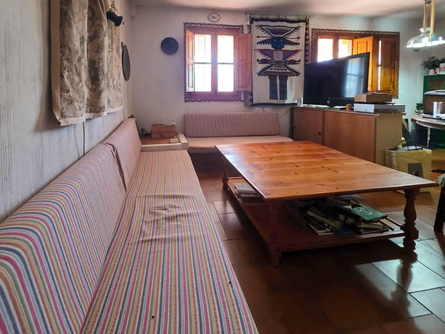 Living room of Flat for share in El Casar