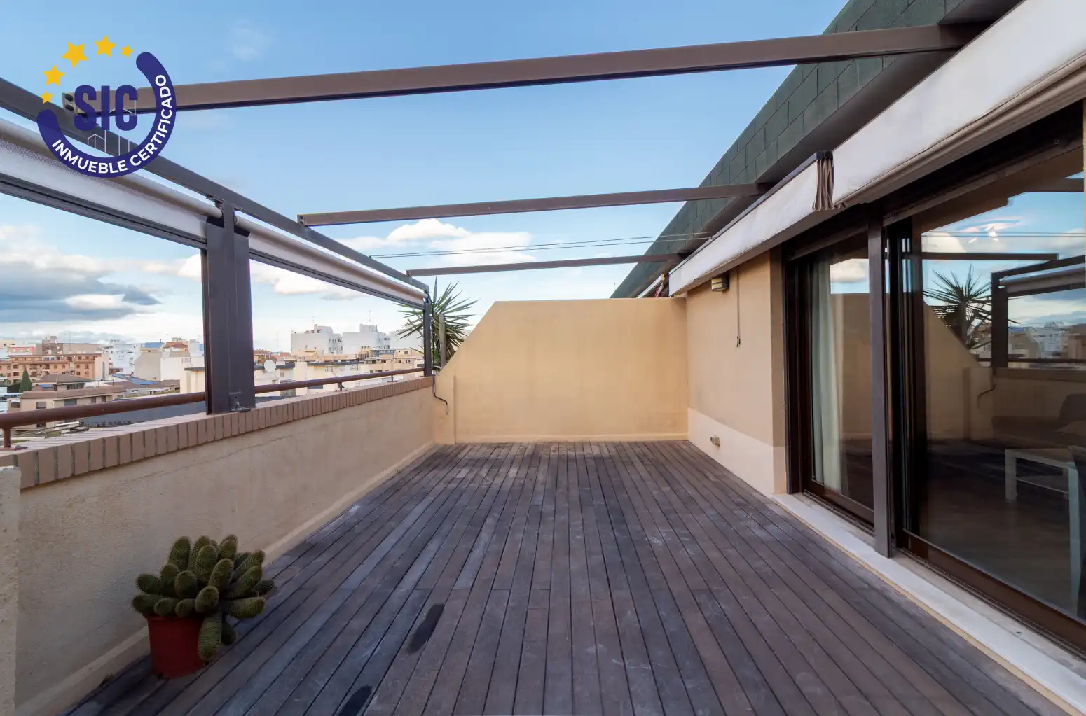 Terrasse von Dachboden zum Verkauf in Sagunto / Sagunt mit Klimaanlage, Heizung und Parkett